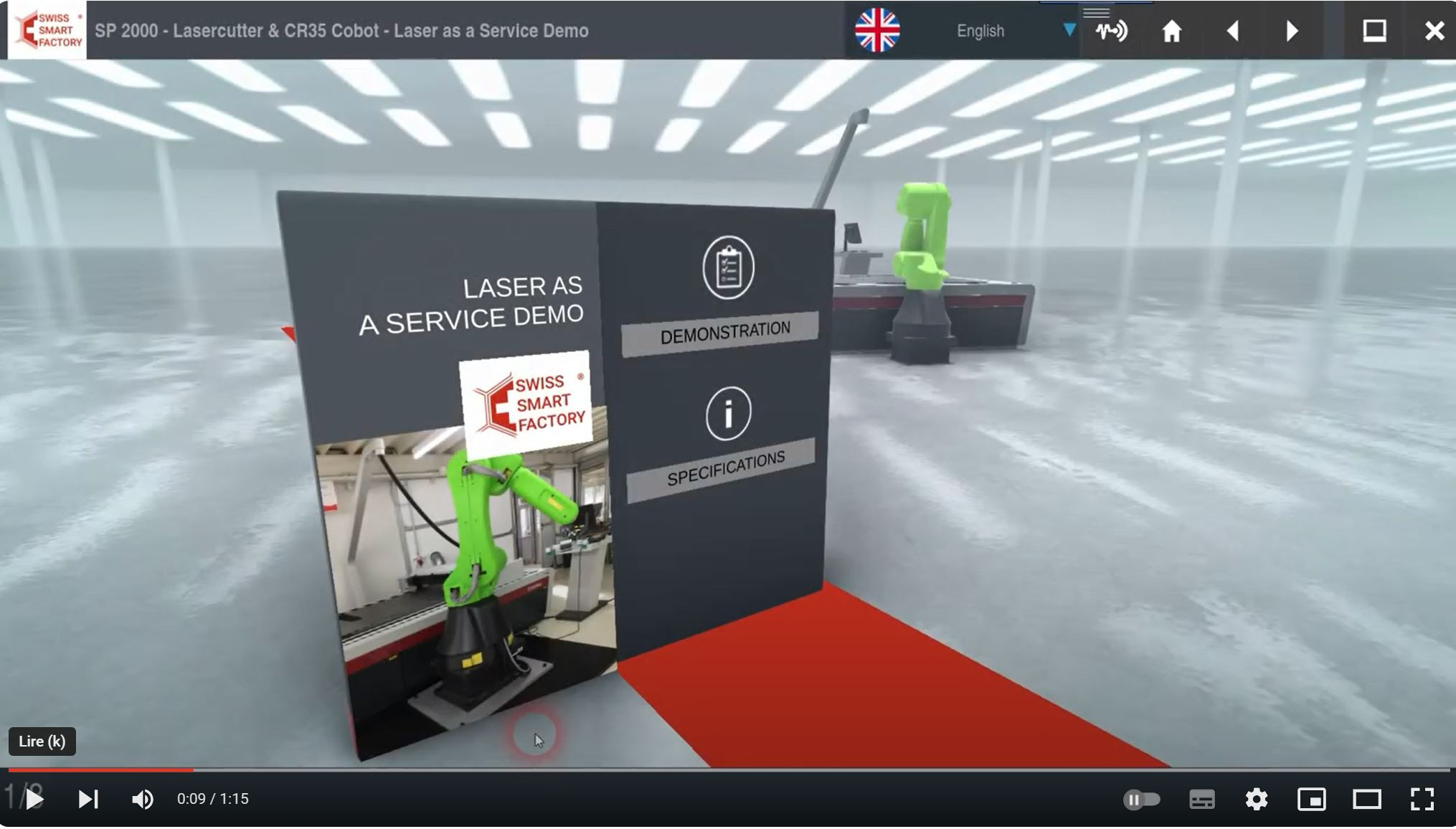 Digital Twin of the Lighthouse Factory Industry Laser as a Service Demonstrator image
